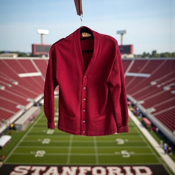 Stanford University Vintage 40s Official Varsity Sweater by H L Whiting
